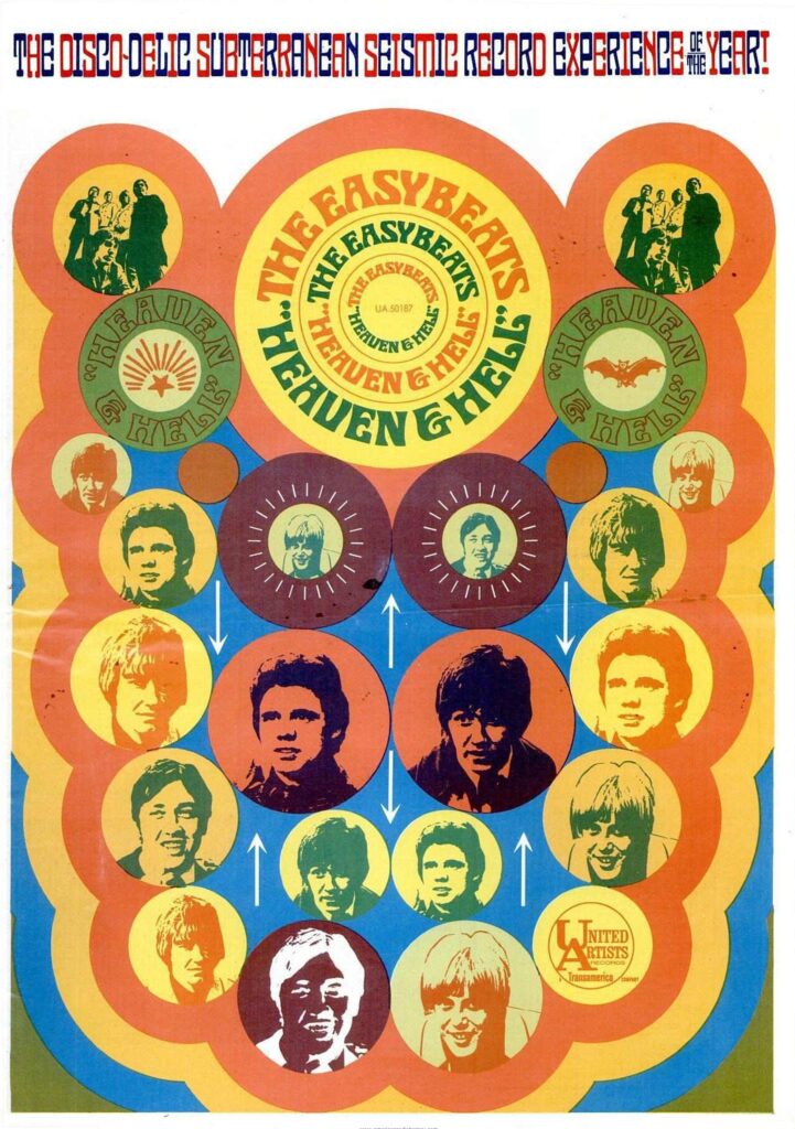 1967 Billboard magazine advertisement for The Easybeats single Heaven and Hell