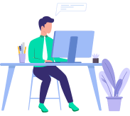 Guitar lesson pricing illustration with an adult student