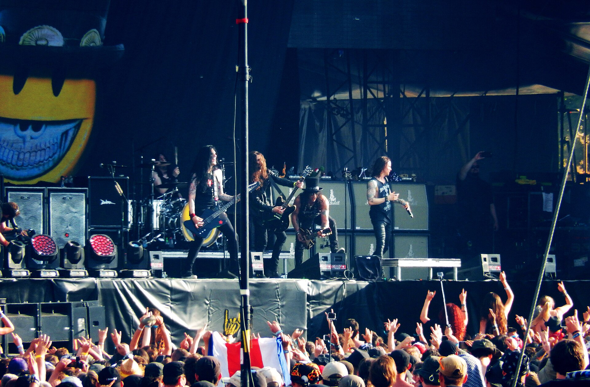 Slash at Hellfest, June 2015