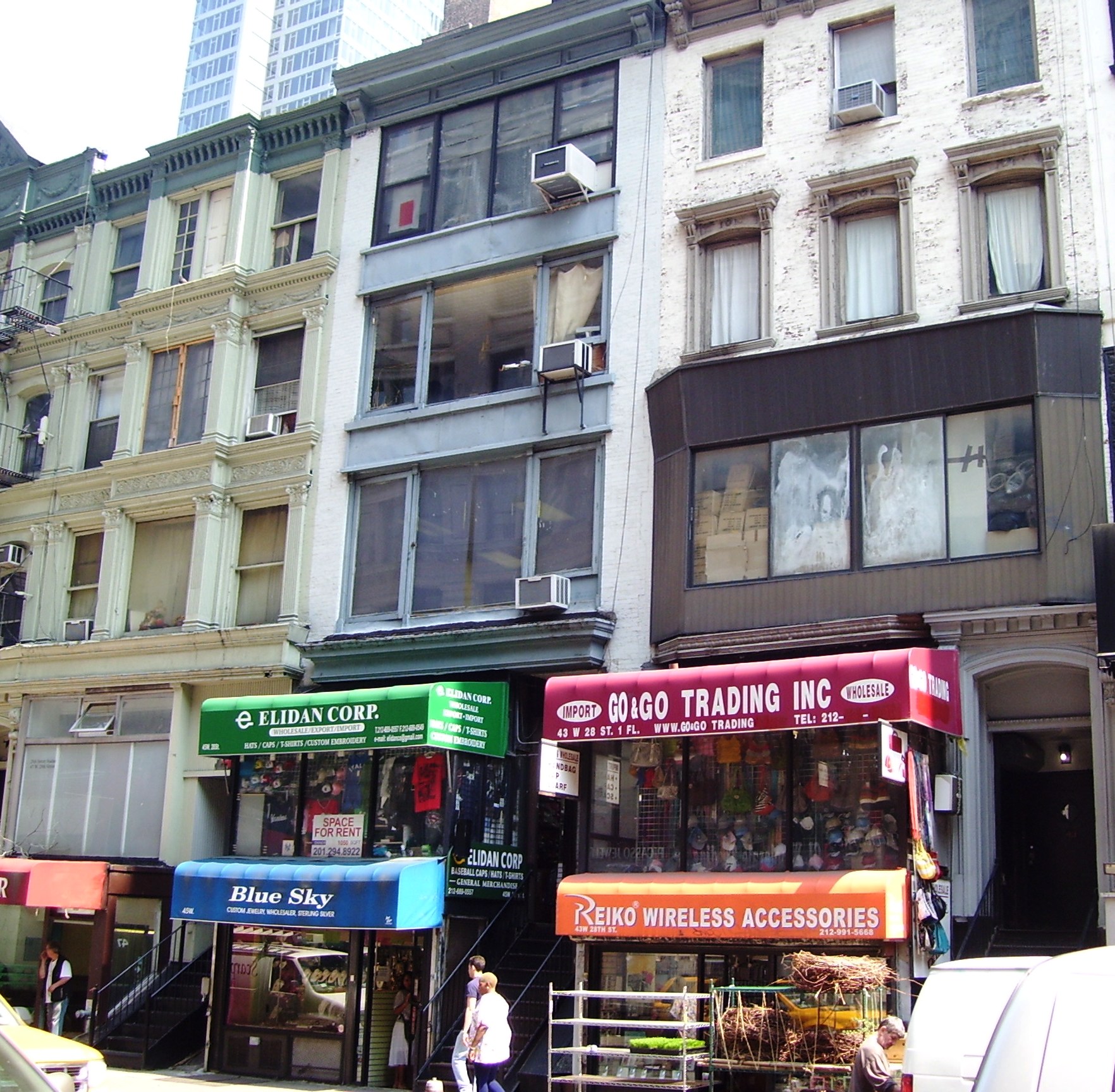 Buildings at 43 to 47 West 28th Street in Manhattan, once part of Tin Pan Alley