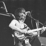 Clarence White guitar technique on stage with his Telecaster at Kralingen in 1970